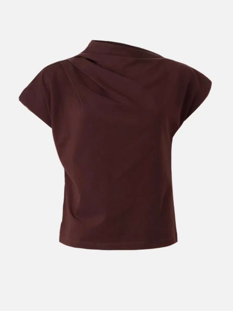 Rtr-23 Kenny Asymmetric-Neck Tee
